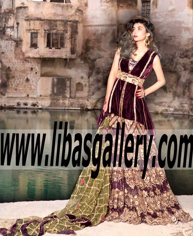 Exclusive Bridal Sharara for Wedding and Formal Events 