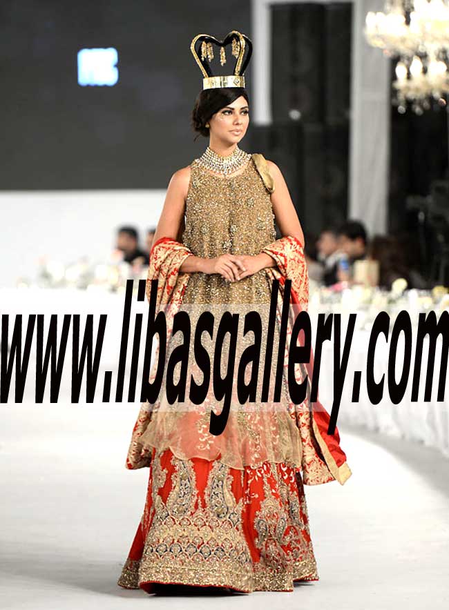 Royal Class Bridal Sharara Dress for Wedding and Special Occasions