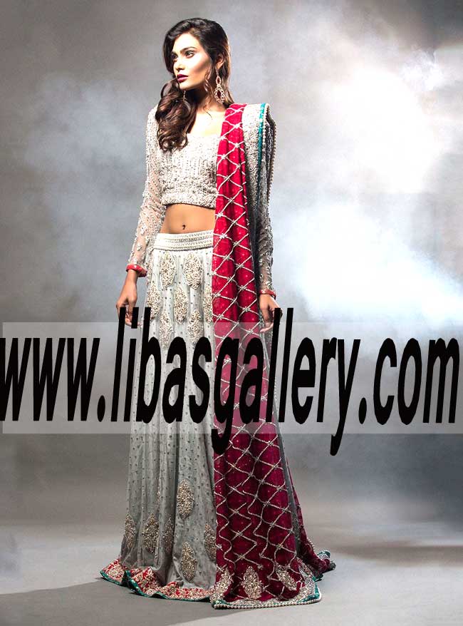 Modern Bridal Lehange CHOLI Dress for Reception and Special Occasions