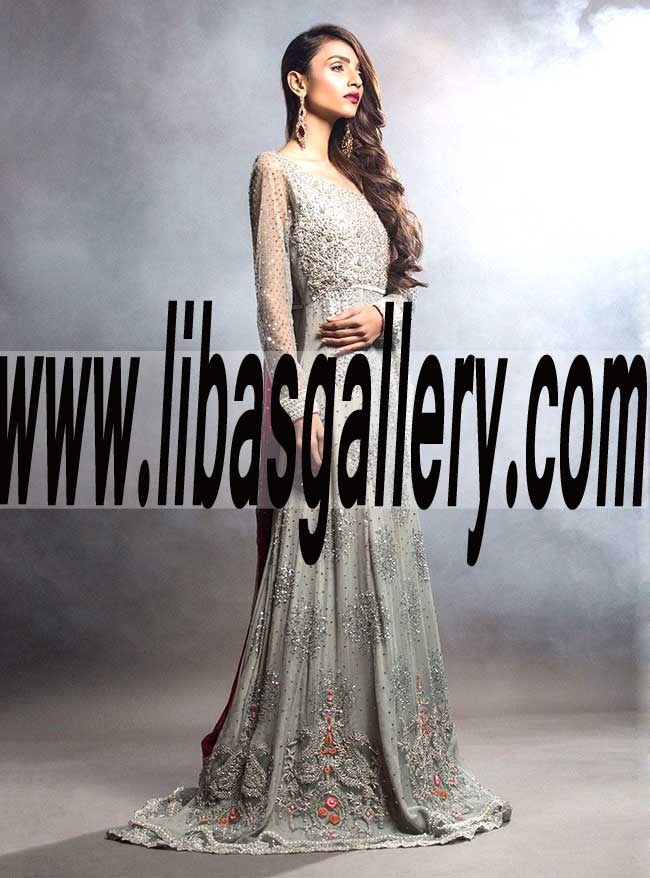 Pakistani Bridal Gown Zainab Chottani Bridal Maxi Gown Jersey City New Jersey Usa Shop Pakistani 