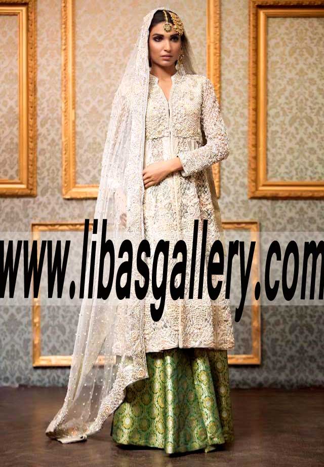 Designer Wedding Lehnga Wedding Lengha Collection Abu Dhabi UAE Annus Abrar Astonishing Wedding Lehenga Dress For Beautiful Traditional Brides