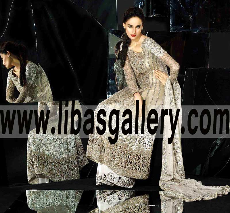 Stunning current fashion trends Bridal Gown for Recepition and Special Occasions