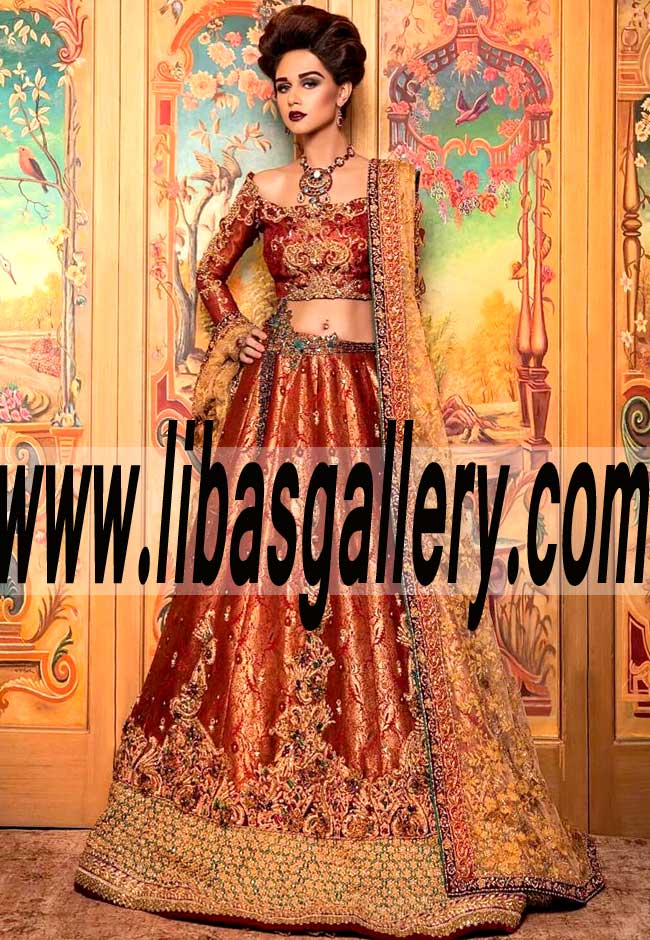 Outstanding biggest fashion trends of 2016 Bridal Lehenga Dress for Wedding and Special Occasions