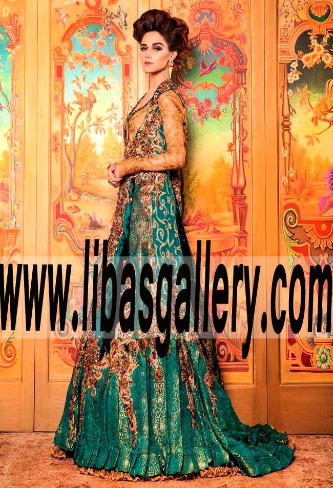 Alluring Designer trends Anarkali Bridal Dress for Wedding and Special Occasions