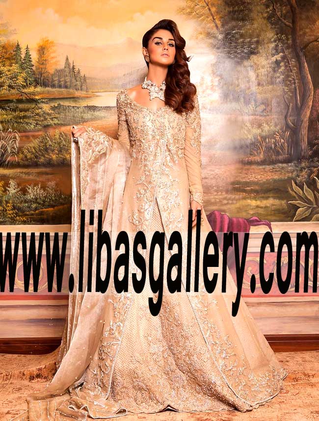 Glorious biggest fashion trends Bridal Gown with Lehenga for Wedding and Special Occasions