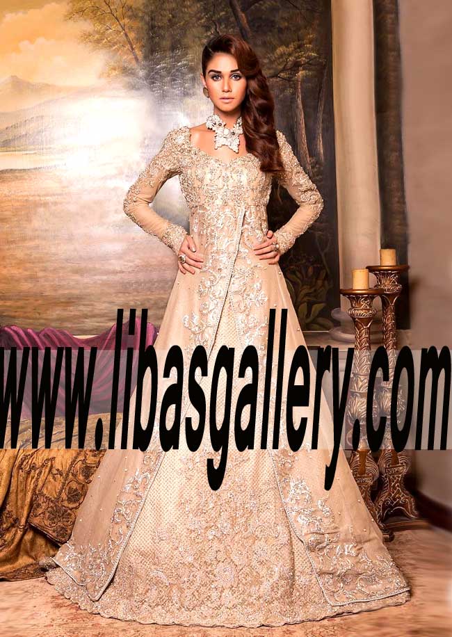 Glorious biggest fashion trends Bridal Gown with Lehenga for Wedding and Special Occasions