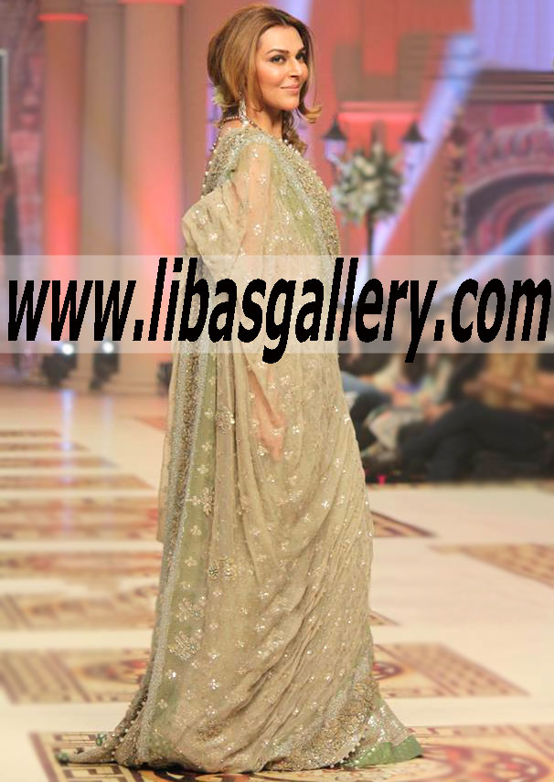 Bridal Wear 2015 Heavy emebllished bridal lehenga dress for women