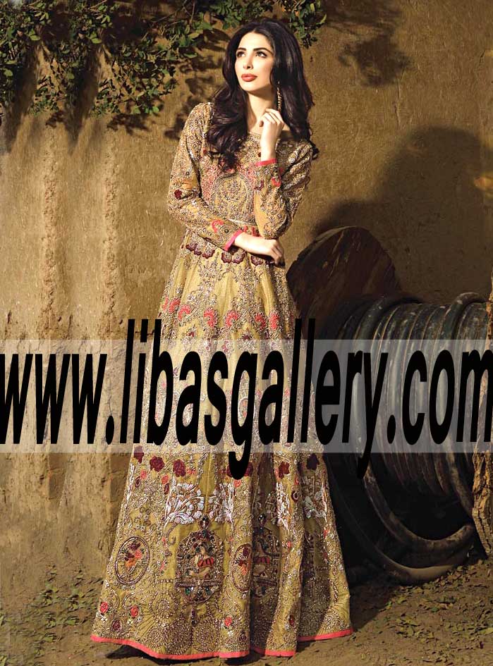 Whimsical Wedding Anarkali Suit for Wedding and Special Occasions