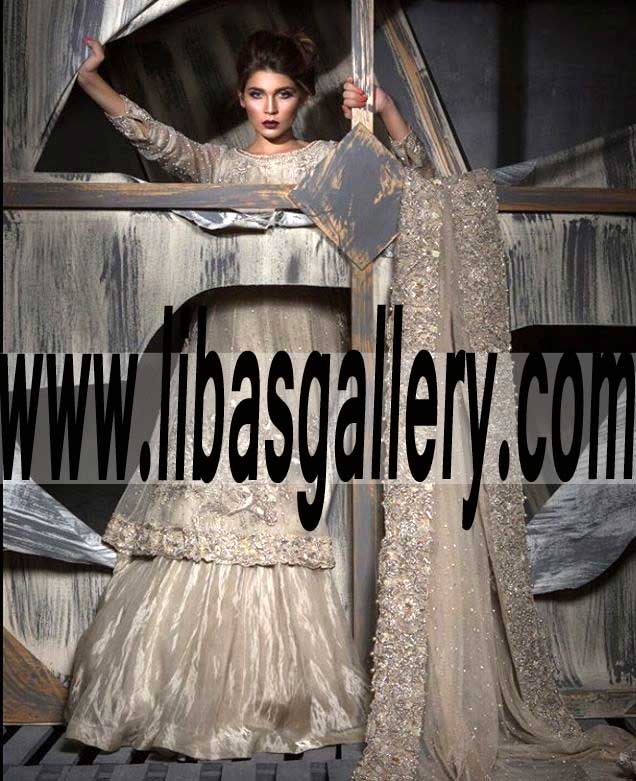 Voguish Designer Lehenga Dress for Wedding and Formal Occasions