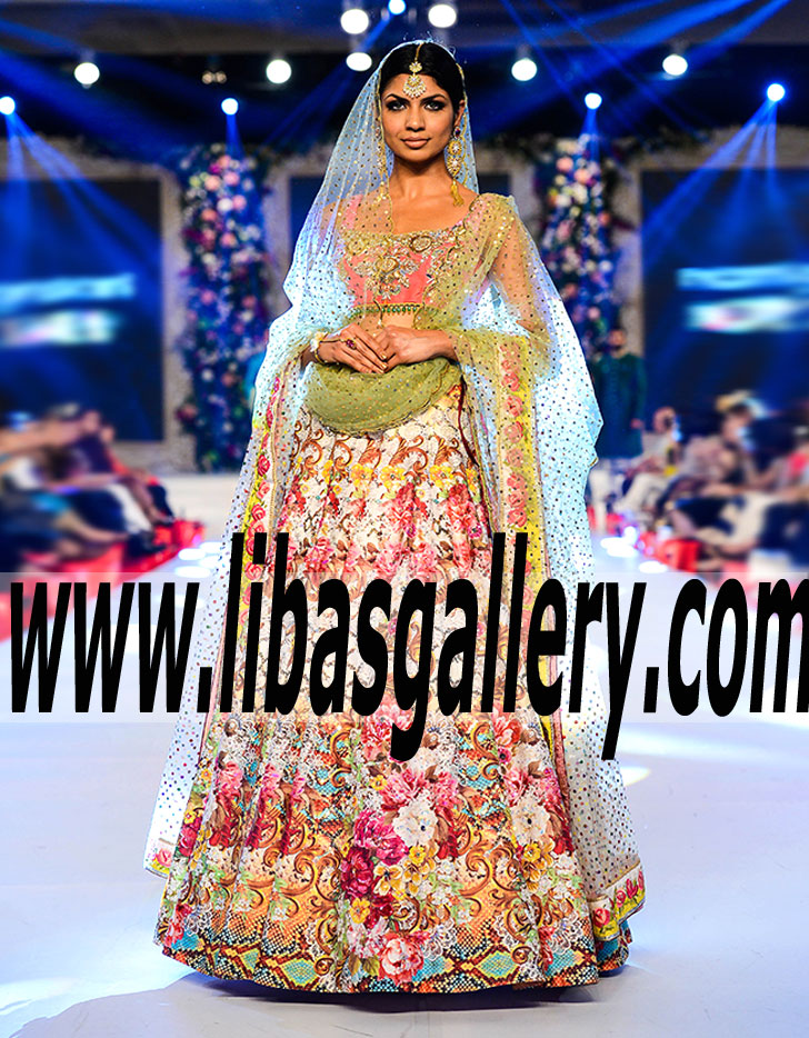 NEW Superlative Bridal Lehenga Dress for Reception and Valima Event exclusively at libasgallery