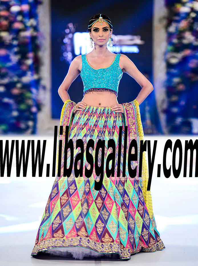 I love experimenting with NEW Amazing LEHENGA Bridal Dress for Modern Bride