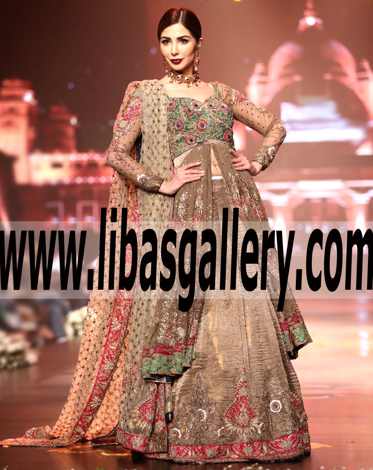 We imagined our Dream Bridal Dress for the Weddings, and the Wishing Well Pleasant Bridal Lehenga for Reception and Special Occasions