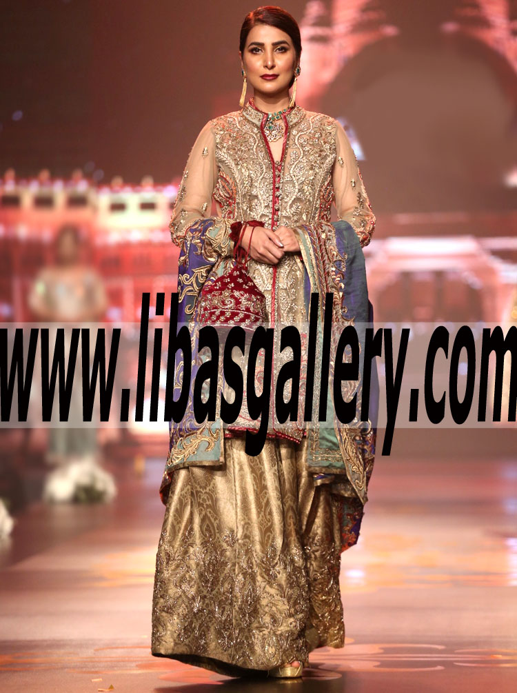 You will make a Charming Debut when you step out in the Smile Sweetly with Elegant Wedding Lehenga for Wedding and Special Occasions
