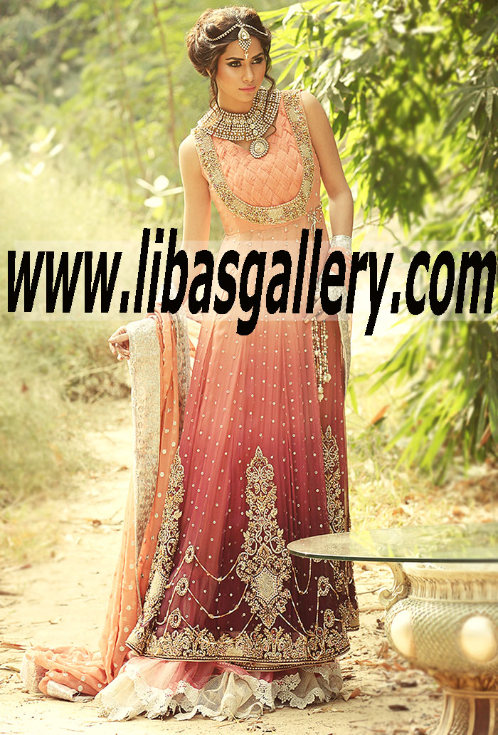 Buy Bridal Anarkali, Latest Anarkali Designs For Bride, Pakistani/Indian Ethnic Bridal Wears, Designer Anarkali Online in UK USA Canada Australia Saudi Arabia