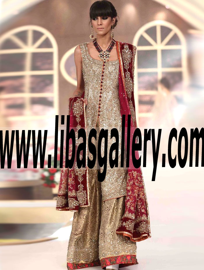 Stylish Designer Bridal Lehenga Dress with Classy and Sensational Embellishments for Reception and Special Occasions