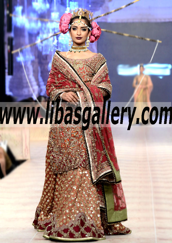 Bridal Wear 2015 THE MOST LUXURIOUS LEHENGA DRESSES