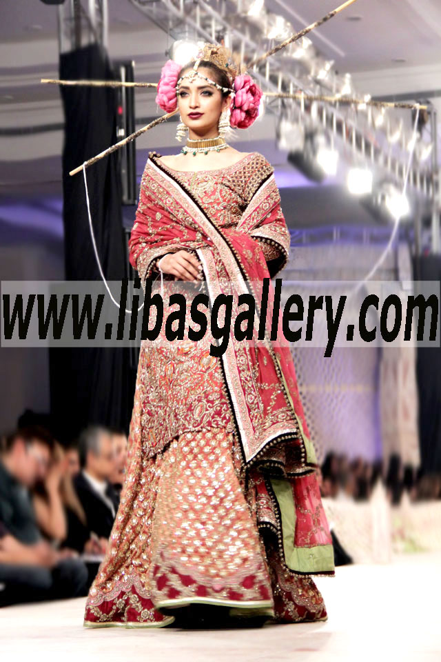 Bridal Wear 2015 THE MOST LUXURIOUS LEHENGA DRESSES