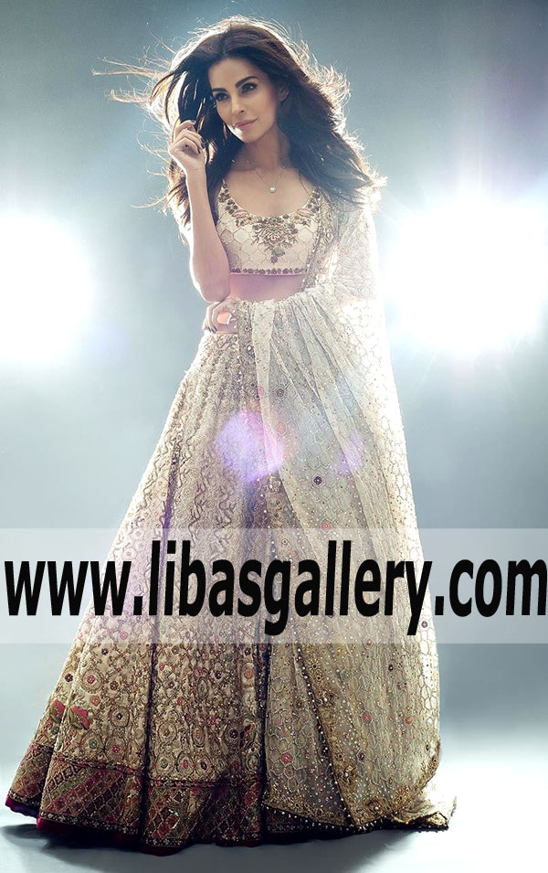 Awesome NAURATTAN Wedding Lehenga Choli with Jacket for Wedding and Special Occasions