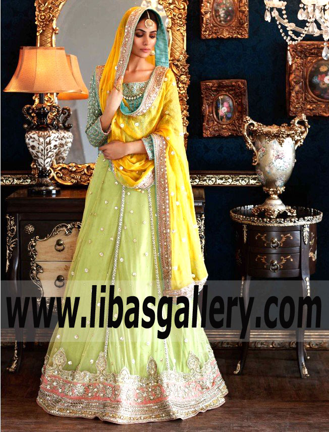 Dazzling Asian Wedding Dess with Awesome and Astonishing Embellishments for Wedding and Special Occasions