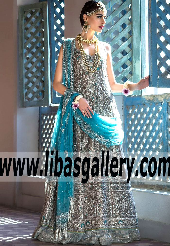 Evoking Asian Bridal Gown Dress for Wedding Reception and Special Occasions