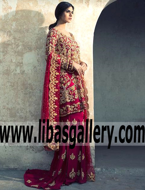 Traditional Designer Bridal Anarkali Dress for Wedding and Special Occasions