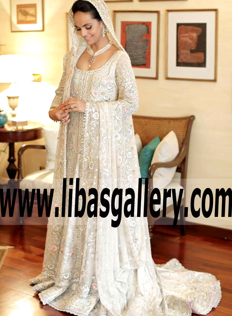 Bunto Kazmi Lengha Pakistani Lehnga Designer Lengha Bridal Lehenga Indian Wedding UK USA Canada Australia