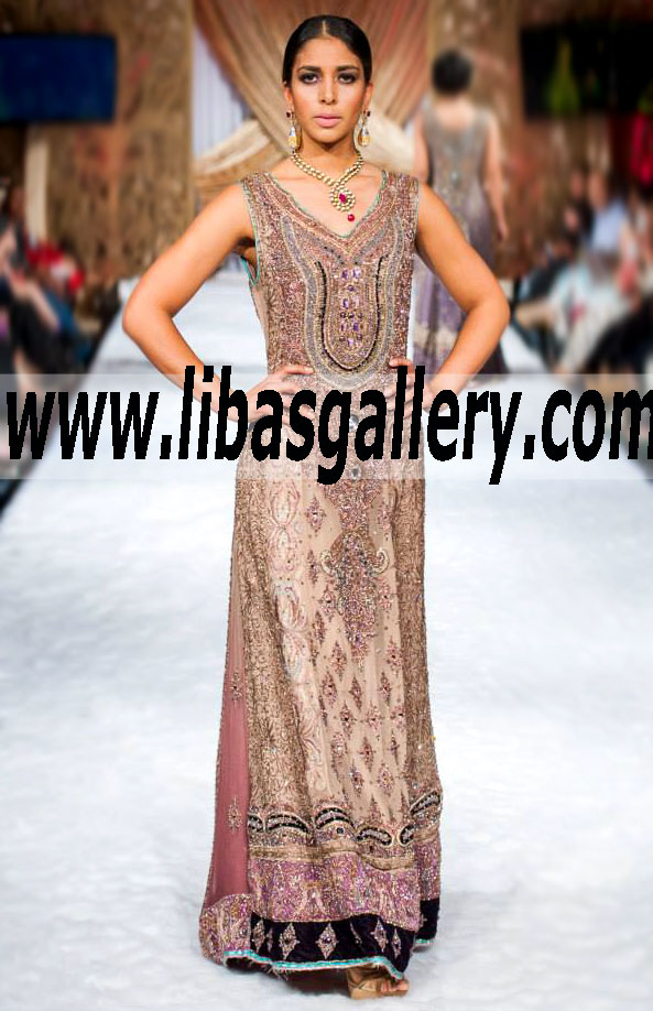 Bridal Wear 2015 RICH WORK BRIDAL Outfit for Formal and Wedding Events
