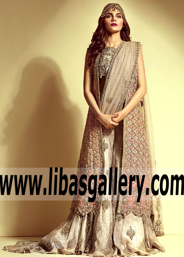 MAHGUL Bridal Dresses Edinburgh UK MAHGUL Bridal Sharara Collection