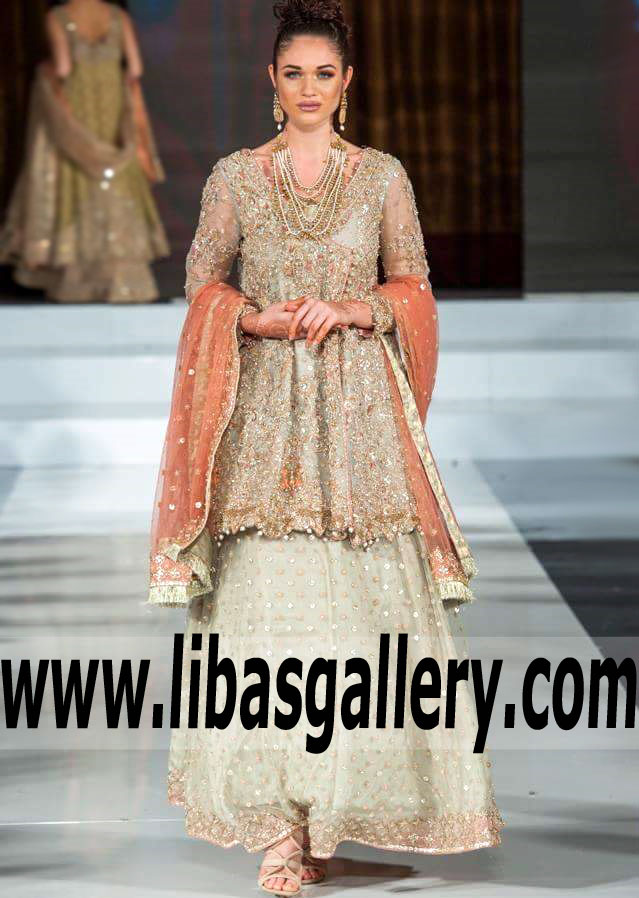 Aisha Imran Angrakha Style Bridal Dresses Angrakha Style Lehenga Dresses Buy Online in Northridge California CA USA