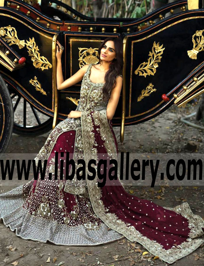 Glowing Wedding Lehenga Indian Pakistani Designer Mehdi Wedding Lehenga Collection Newcastle London UK