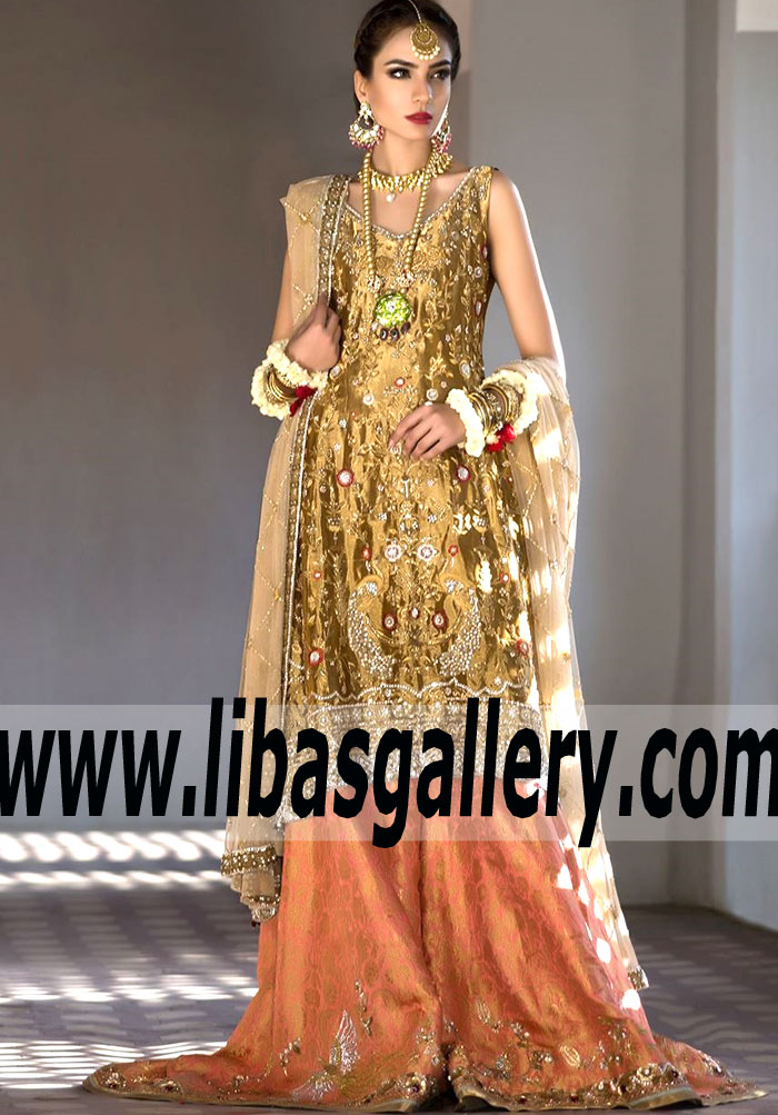 Desirable Bridal Dress for Wedding and Special Occasions Sania Maskatiya Indian Asian Bridal Shararas Newcastle UK