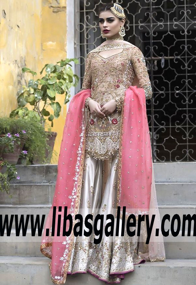 Glamorous Bridal Dress for Nikah and Special Occasions Sania Maskatiya Bridal Dresses Pakistani Bridal Outfit Edinburgh UK