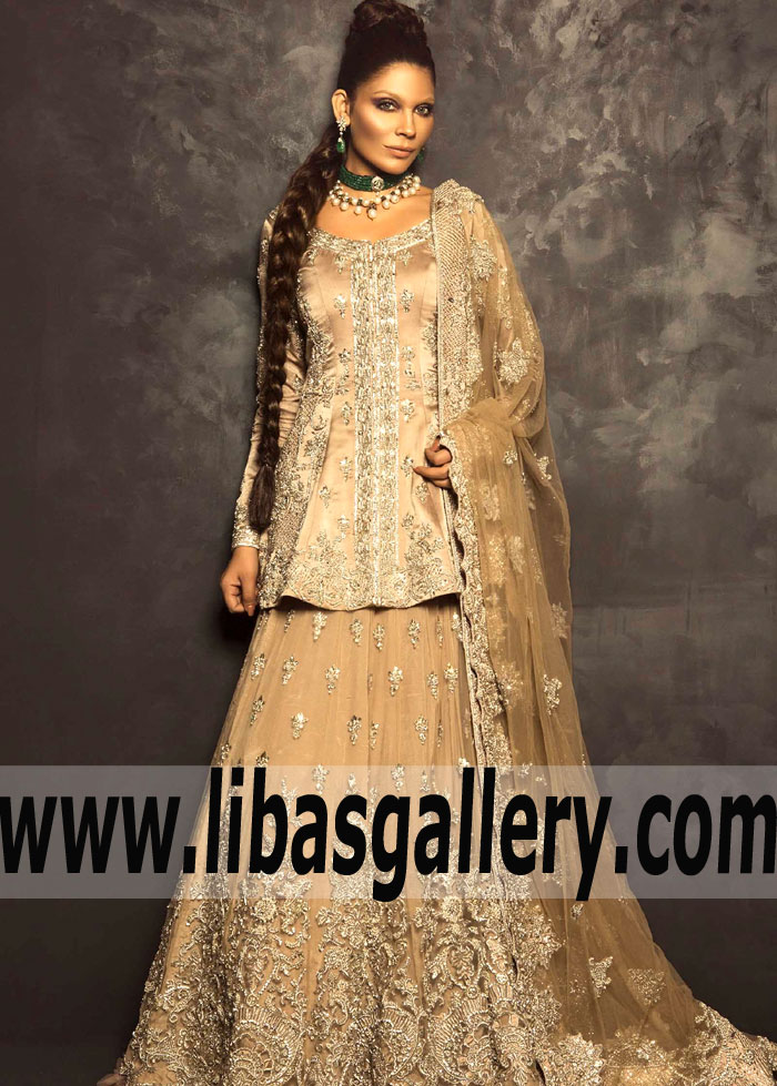Unique Pakistani Wedding Dress with Lehenga Carteret New Jersey NJ Mahgul Wedding Lehenga Designs 2018 Available for reservation