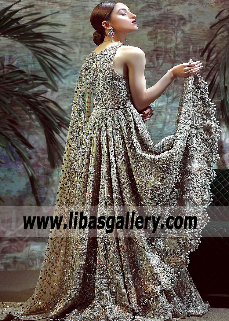 Brand-New Silver Arum Wedding Dhaka Pajama