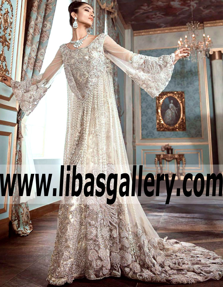Pakistani Bridal Dresses in Bolton UK Republic High Fashion Wedding Gown for Valima or Reception