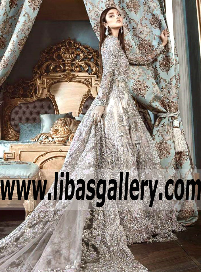 Wonderful Ash White Arum Bridal Dress