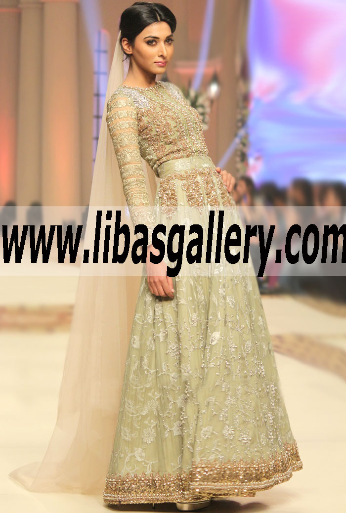 Bridal Wear 2015 PLEASING ANARKALI Suit Useful for Wedding Special Occasions