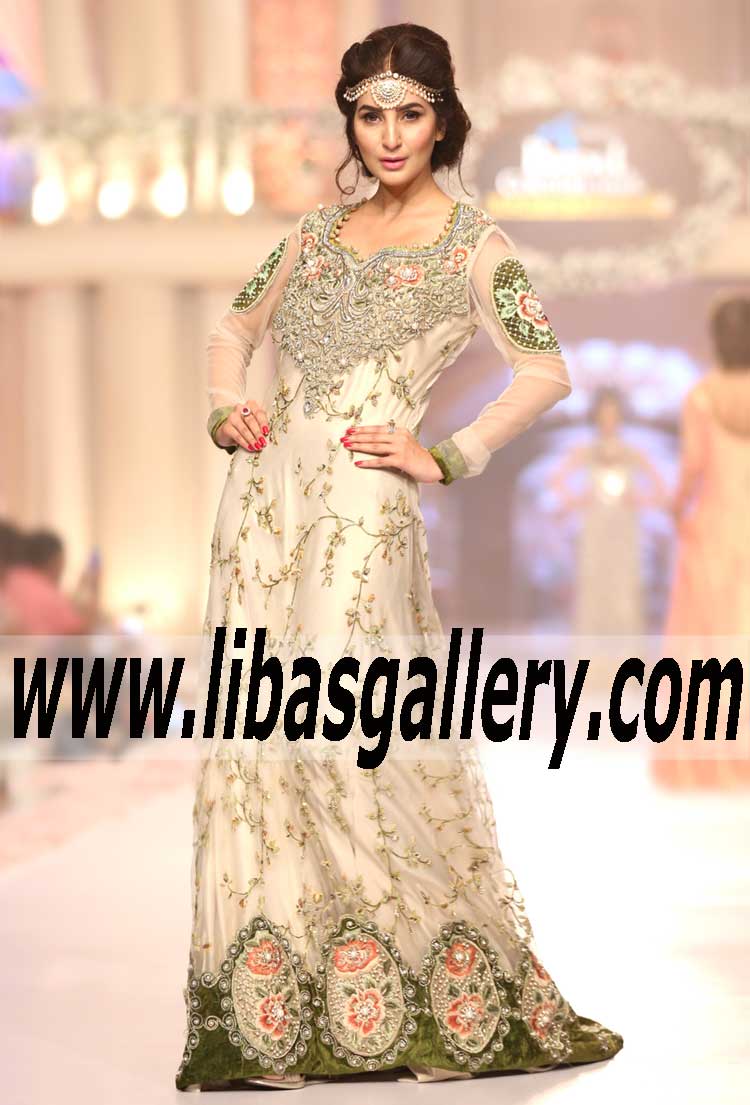 Bridal Wear 2015 RAVISHING Bridal Couture Anarkali for Modern Girl