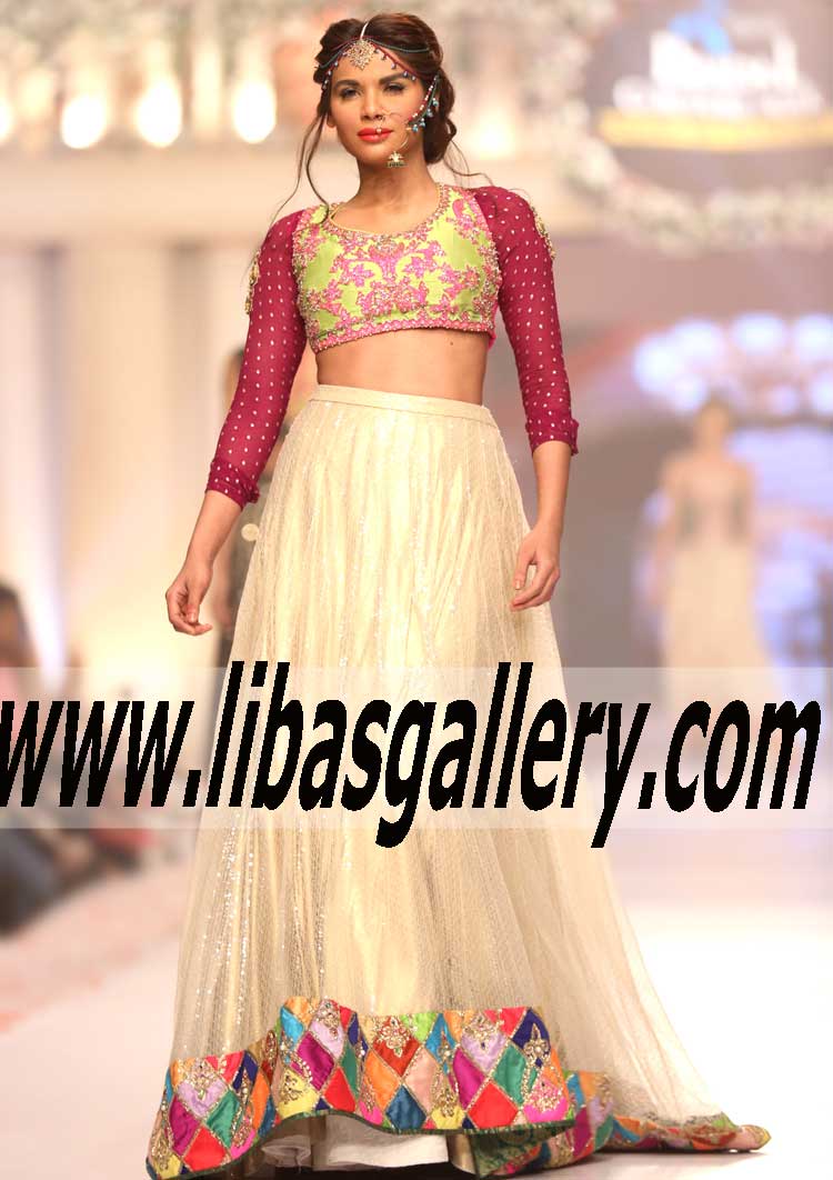 Tabassum Mughal Pakistani Bridal Dresses 2015 Collection Online Shopping from Telenor Bridal Couture Week
