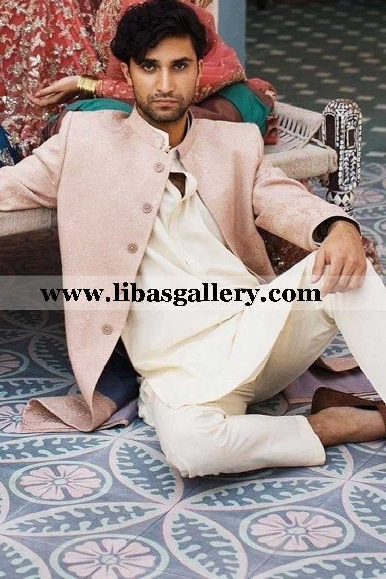 pink prince coat high quality for gents engagement and occasions
