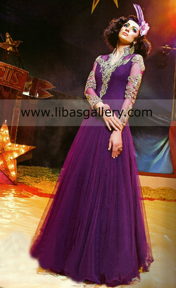 Indian Bridal Wear Anarkali For Wedding Collection Buy Online in USA, Canada, UK, Europe, Australia, Saudi Arabia 