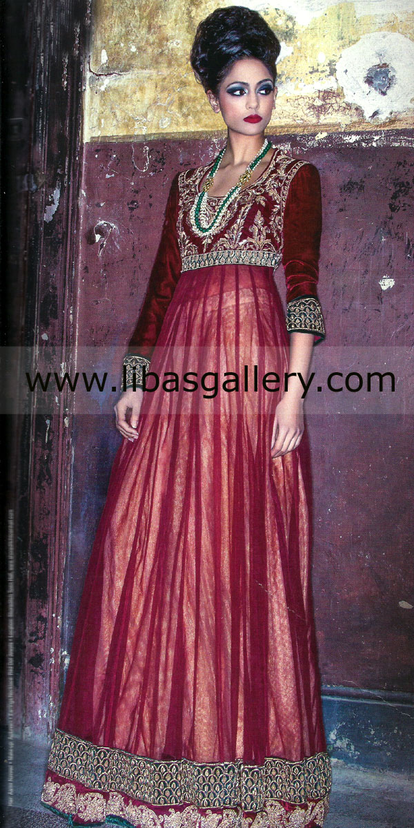 Indian Special Occasion Anarkali Dresses A31