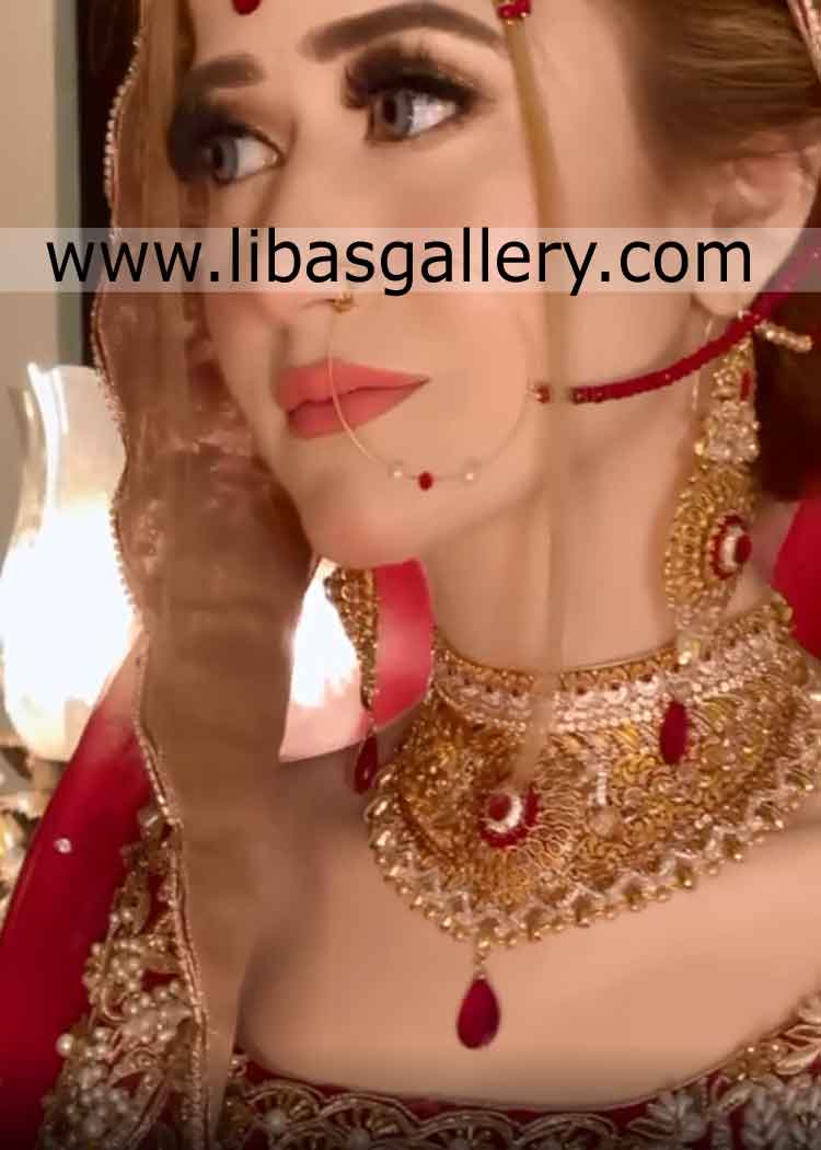 Latest Fashionable Jewellery set for nikah