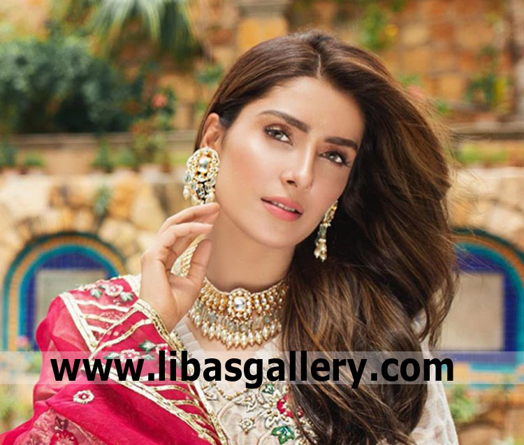 Amazing bridal jewellery set for graceful dulhan of nikah day