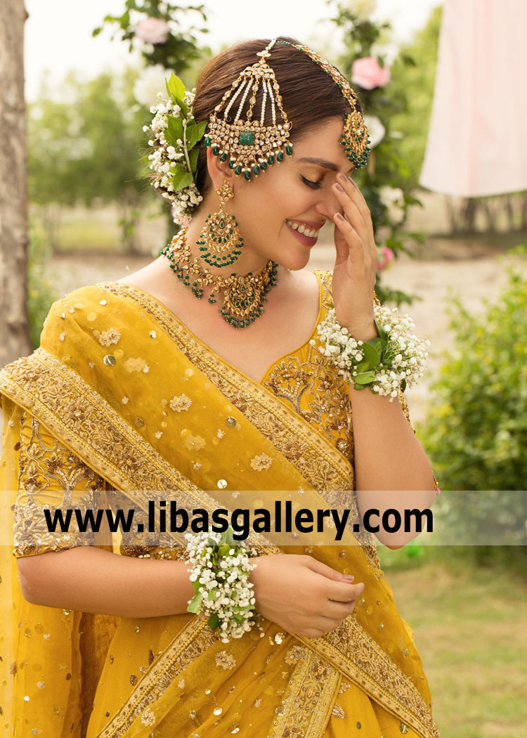 unforgettable bridal jewellery set for your loving daughter and sister nikah