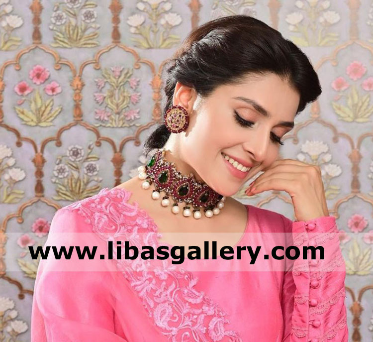 jewellery set associated with sweet bride personality