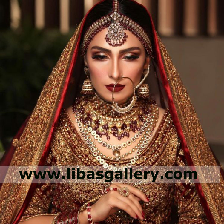 Premium grade bridal jewellery design for barat and walima