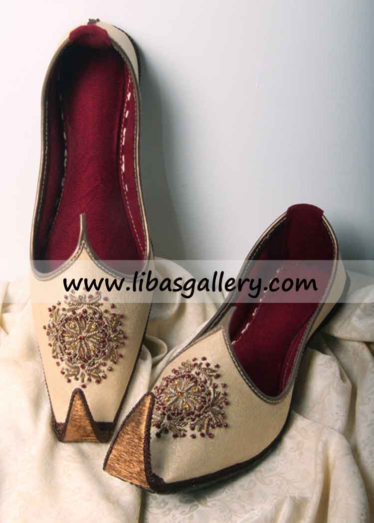 Khussa Mughal shoes all styles and shapes for nikah barat and mehndi for men book your order for Asia Europe Australia America Africa