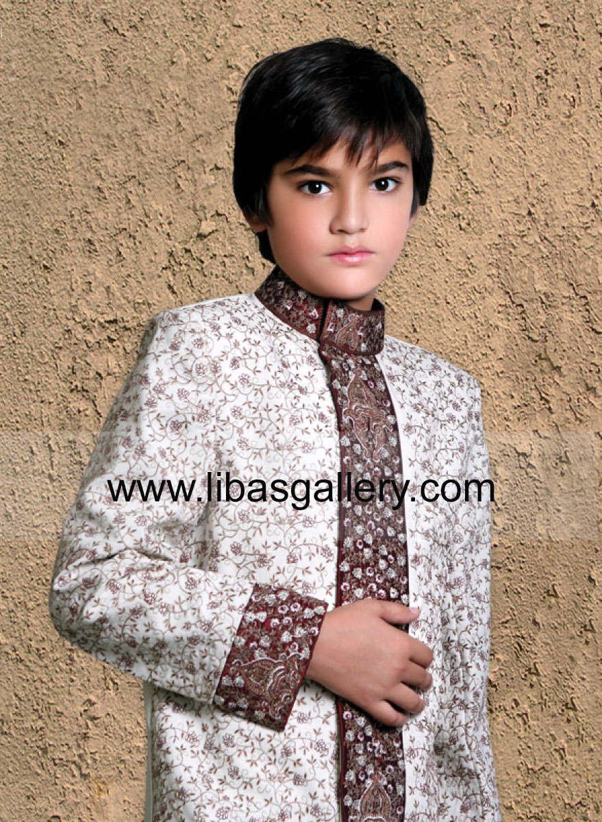 Pakistani Designer Sherwanis for Kids 