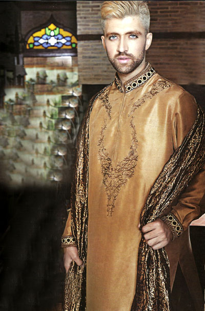 Pale Gold Kurta Suit